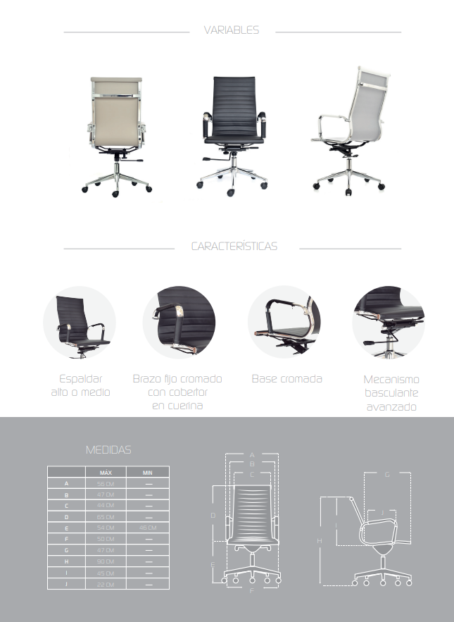 SILLA PREMIUM BOSS NEGRA
