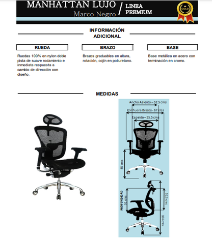 SILLA PREMIUM MANHATTAN